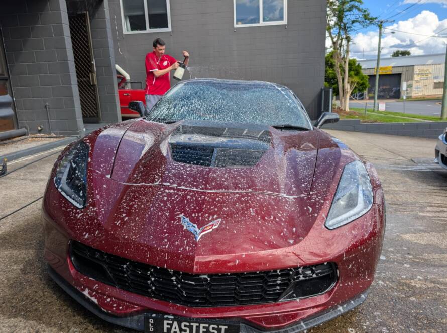 jono corsa detailing cleaning car